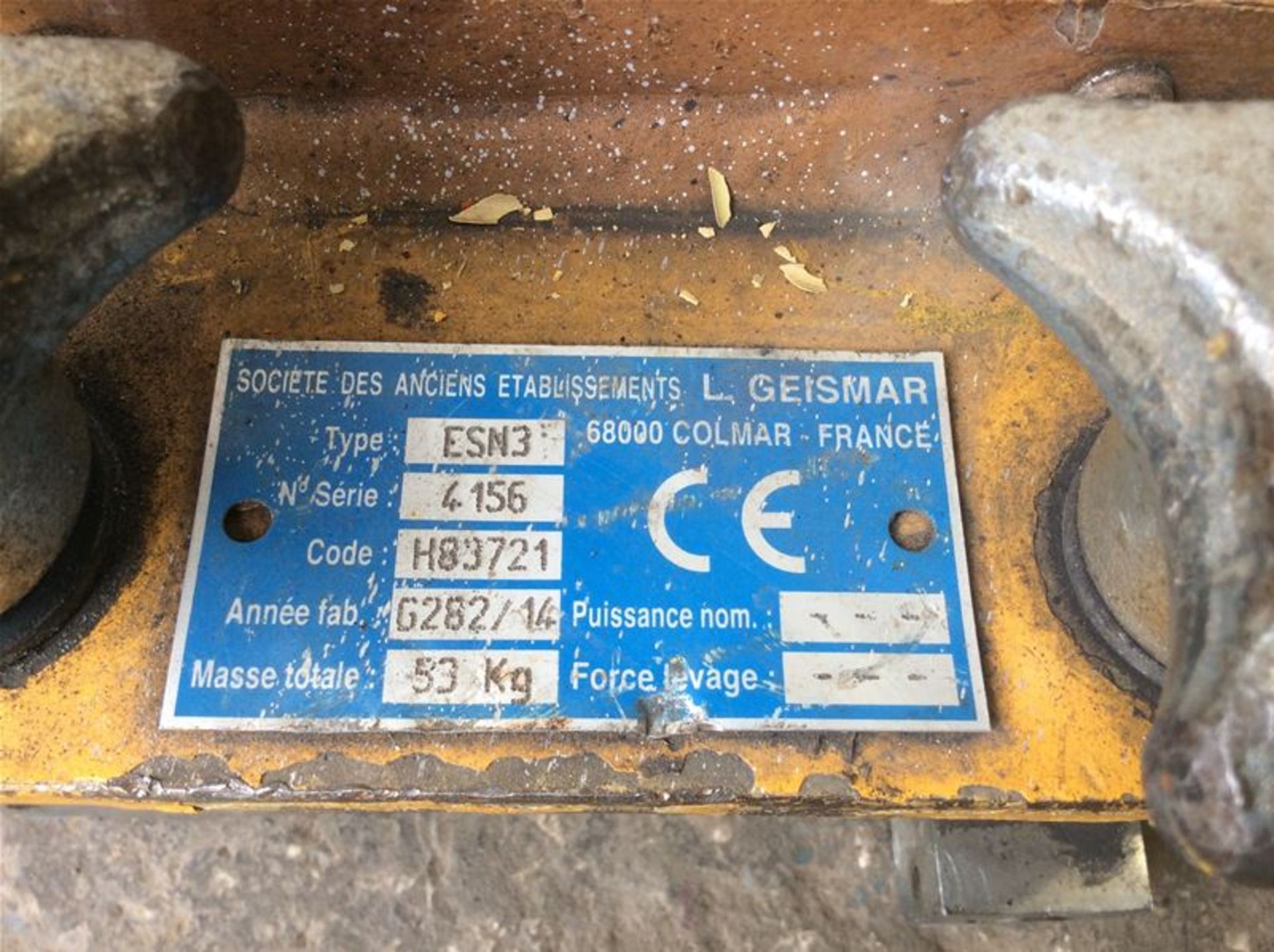 GEISMAR ESN3 RAIL WELD SHEARS - Bild 3 aus 3