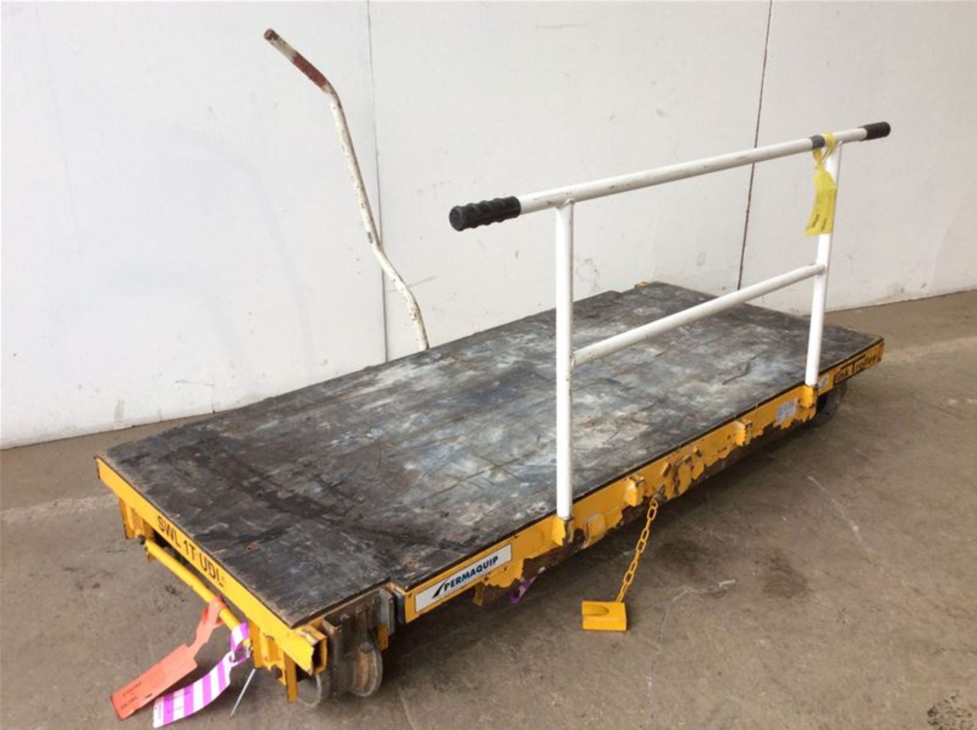 PREMAQUIP GROUP ENG INSULATED RAIL TROLLEY - SWL 1T UDL