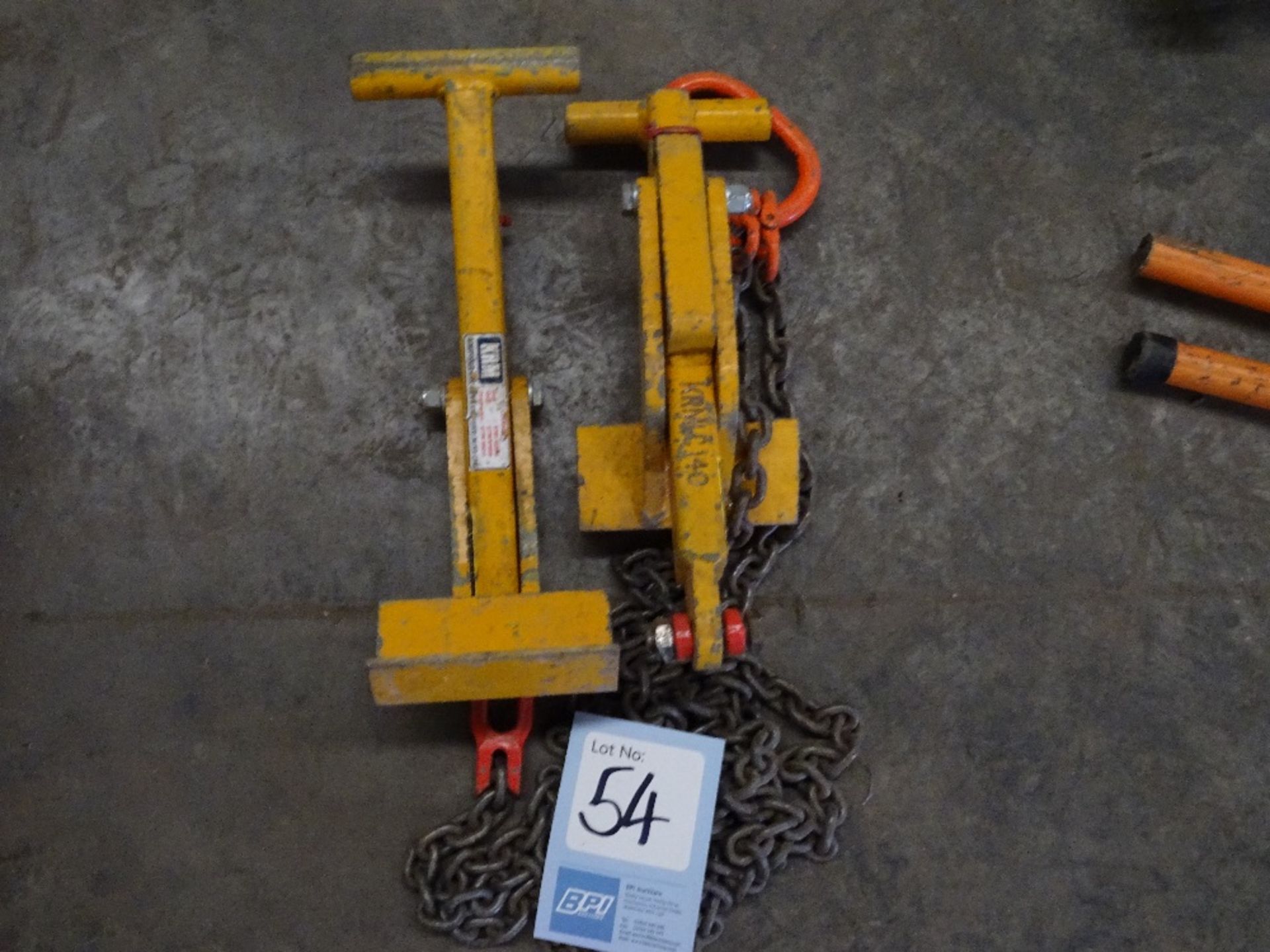 POLYSAFE PANEL / BOWMAC LIFTING CHAINS, SWL: 150Kg