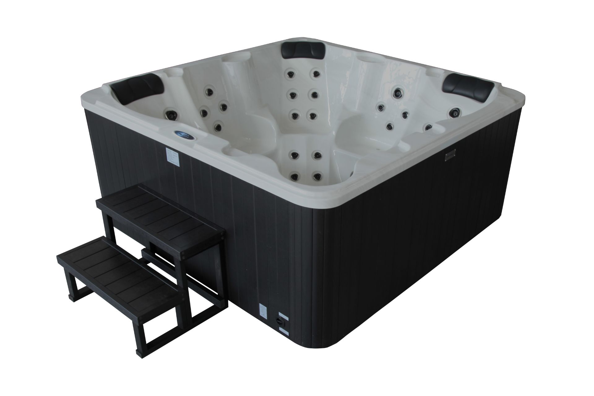 High Quality New Packaged 2016 Hot Tub, Matching Steps, Side, Insulating Cover, Top Usa Running Gear - Bild 4 aus 5