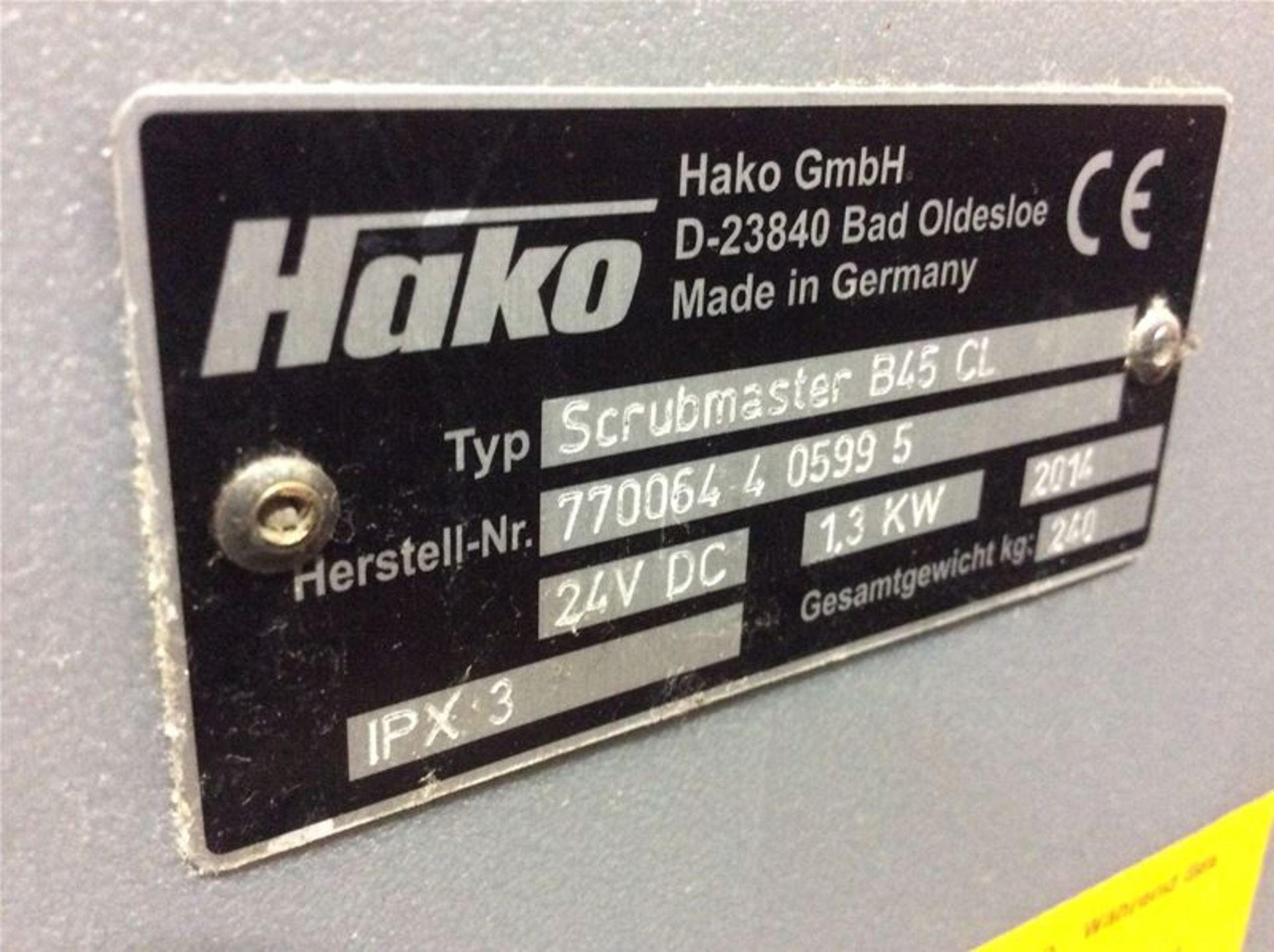 HAKO SCRUBMASTER B45 CL AUTOMATIC SCRUBBER DRIER - Image 4 of 4