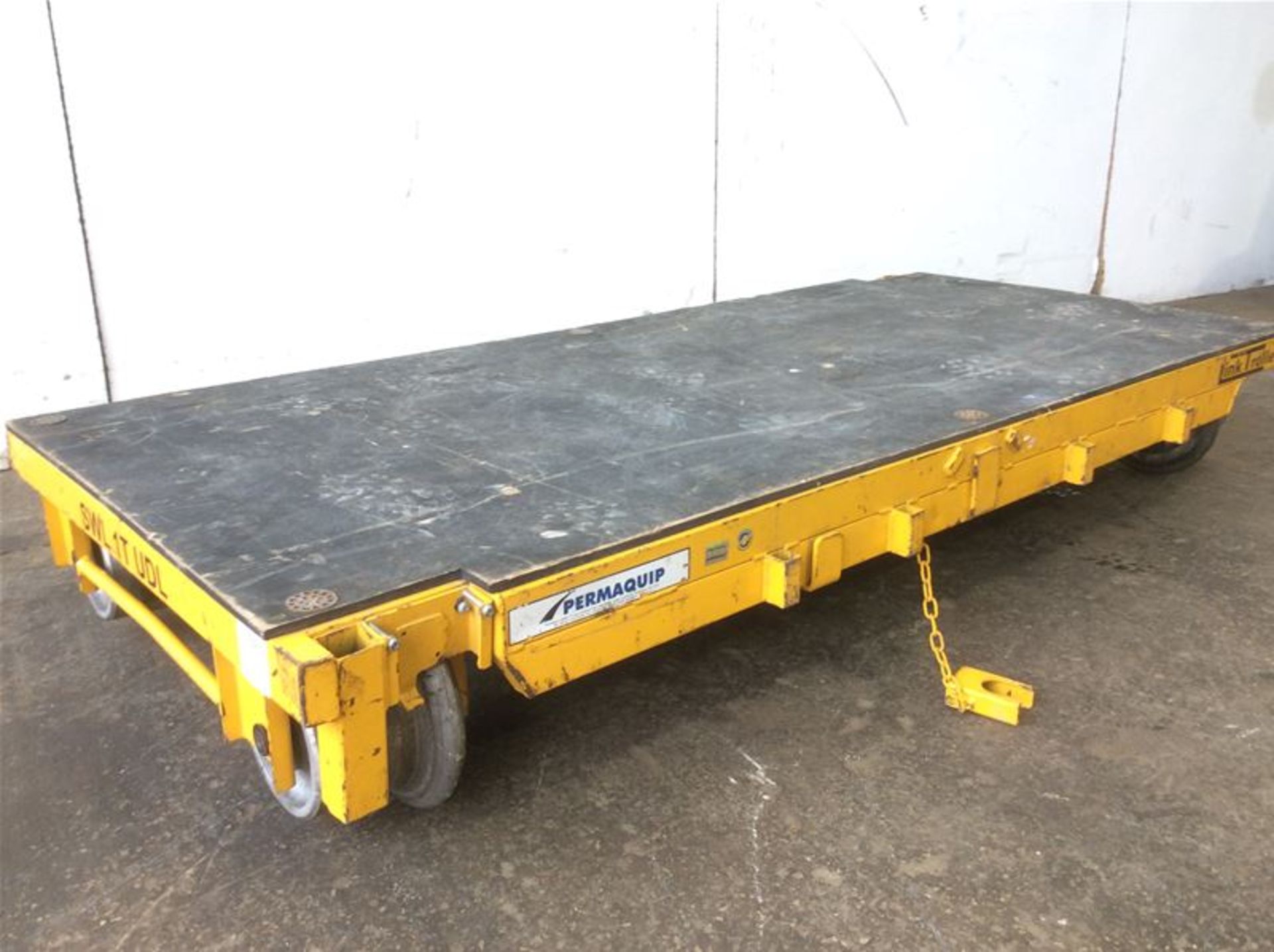 PREMAQUIP GROUP ENG INSULATED RAIL LINK TROLLEY - SWL 1T UDL