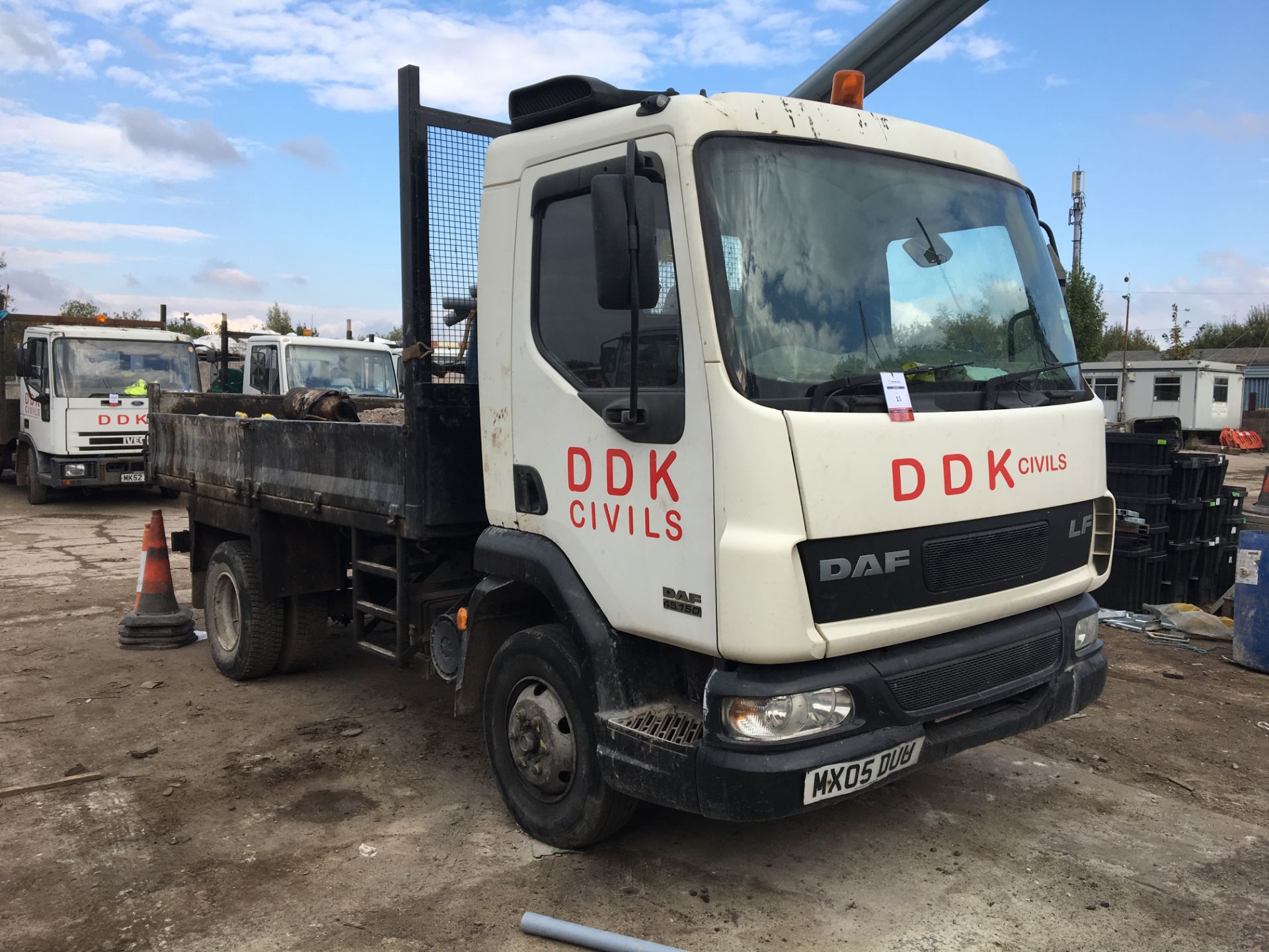 (2005) DAF LF 45.150, 3920cc, Diesel, Tipper, 7,500kg, Registration MX05 DUU