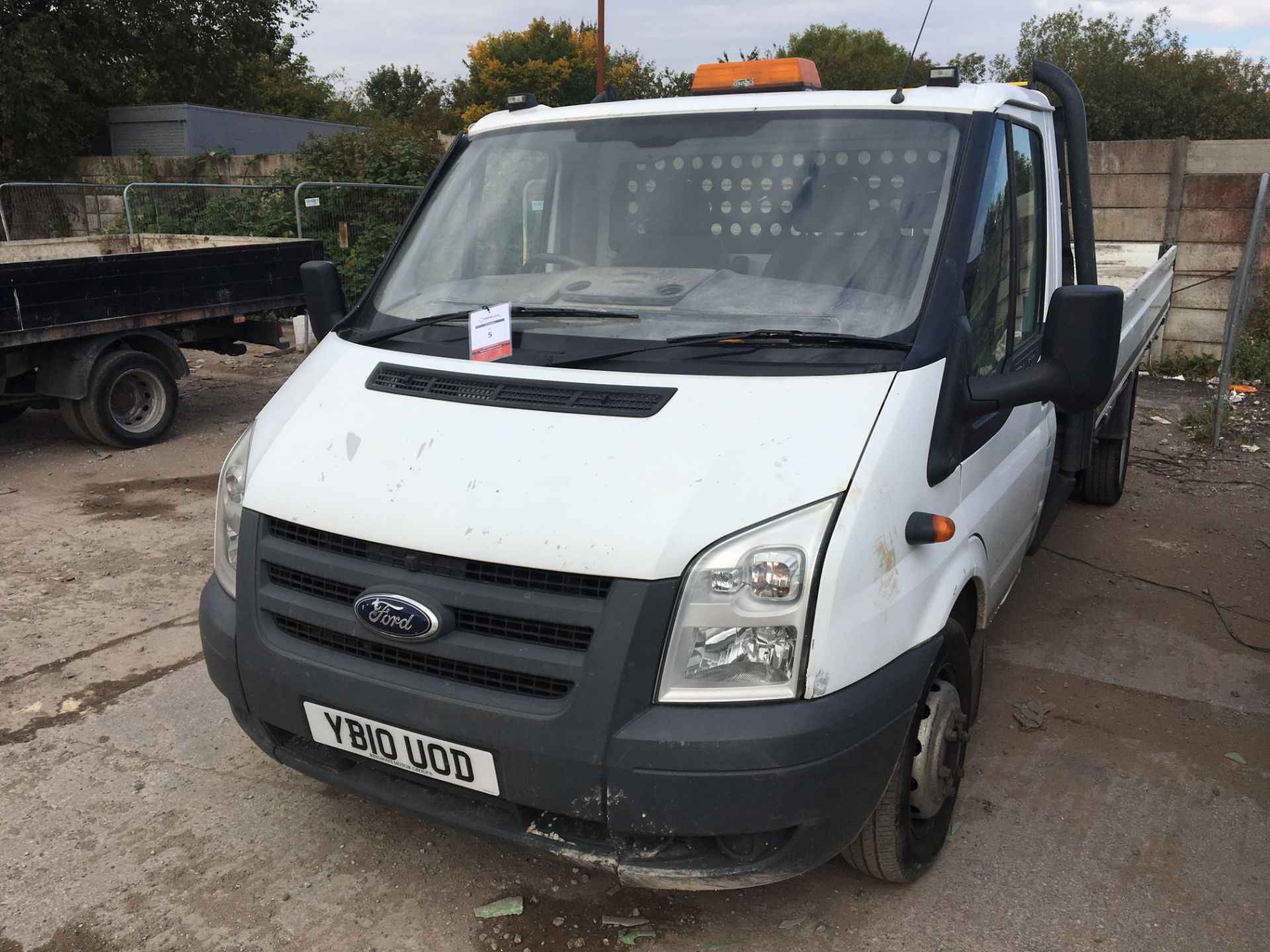 (2010) Ford Transit TDCi, 2402cc, Diesel, Drop Side Pick-Up, Registration YB10 UOD