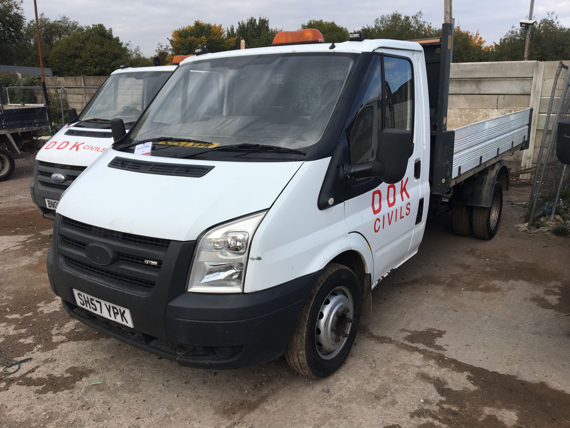 (2007) Ford Transit TDCi, 2402cc, Diesel, Drop Side Pick-Up, Registration SH57 YPK