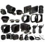 Large Lot of Hasselblad Accessories Accessories for various Hasselblad cameras: CdS prismfinder,