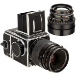 Hasselblad 500 C/M with 2 Lenses Hasselblad, Sweden. 1) 500 C/M body, no. UC 172722, 1975, with