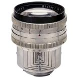 Biotar 1,5/7,5 cm T for Exakta Carl Zeiss, Jena. No. 3320583, aluminum body, with typical air