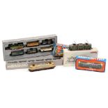 3 Märklin Locomotives and 1 Train Set, Gauge H0 1) No. 3054, class E 103, working. - 2) No. 3329,