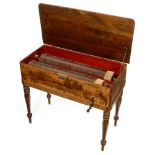 Andersson Barrel Piano, c. 1890 Unsigned. Hand-cranked barrel-operated piano, 18 notes, 12-tune