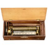 Cylinder Musical Box for Restoration, c. 1890 No. 11965, 8 airs, with 96 teeth in comb (7 broken,