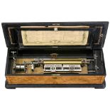 Forte Piano Harmonique Interchangeable Musical Box, c. 1880s Probably by Karrer, No. 24354, with