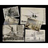 Early Helicopter Photo Archive, c. 1922 onwards Mainly reverse-lettered and stamped press photos,