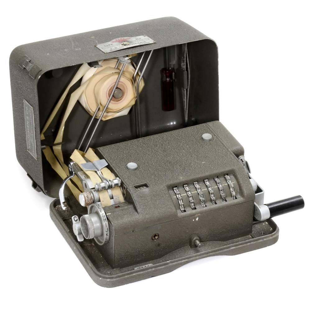 Hagelin C-446-A Cypher Machine, 1944 onwards Hagelin Cryptographer, manufactured by "A.B.