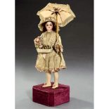 Musical "Bouquetière" Automaton by Decamps, c. 1912 With Simon & Halbig bisque head marked "SH 1039,