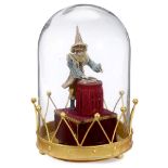 Contemporary Musical Magician Automaton by Zdenka, Switzerland With bisque head, glass eyes and