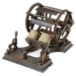 Early Electric Motor According to Moritz von Jacobi, c. 1850 Cast iron, 2 switches with springs,