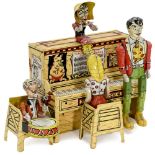 "L'Il Abner and his Dogpatch Band", 1945 onwards American mechanical wind-up toy by "Unique Art