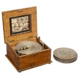 Polyphon No. 42N Disc Musical Box, c. 1900 Manufactured by Polyphon Musikwerke, Leipzig. For 11 ¼-