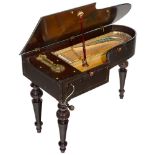 Orpheus Mechanical Piano, from 1897 Model no. 18, hand-cranked, for Ariston cardboard discs of 13