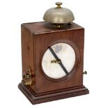 Single-Needle Telegraph, c. 1870 Crooke/Wheatstone type, with alarm bell, mahogany case, height