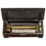 Sublime Harmony Musical Box by Mermod Frères, c. 1890 No. 6232, playing 6 airs, with total of 122