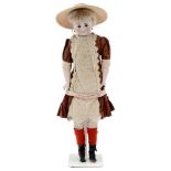 Belton-Type Bisque Doll by Simon & Halbig, c. 1890s Germany, impressed on shoulder-plate "SH 9",