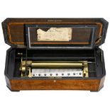 Mandolin Musical Box with Tune-Sheet by J. Howard Foote, c. 1865-70 No. 6121, playing "Under the