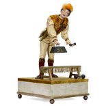 Rare Hercules Weight Lifter Musical Automaton in the Style of Henry Phalibois/Decamps With papier-