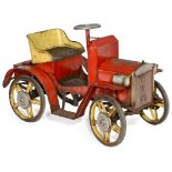 "Tam" Children's Carousel Car Tin Lizzy style vintage car, formerly used on fairgrounds, steerable