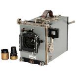 Askania-Universal, um 1928 Bambergwerk, Berlin. Filmkamera für 35mm-Film in zwei 120m-Kassetten (