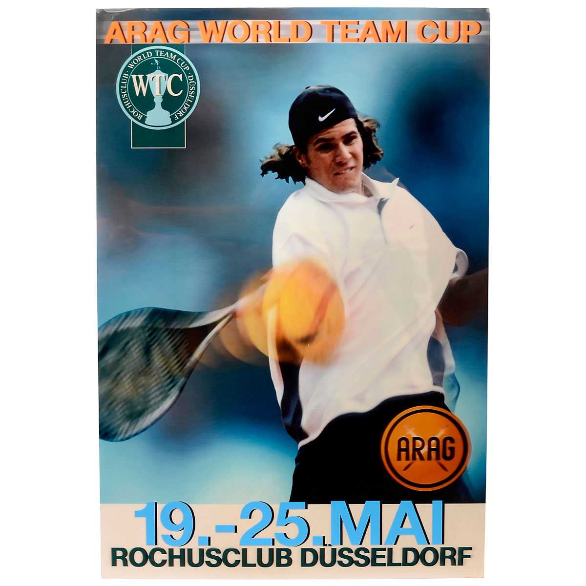 Großes Werbeplakat in Lenticulartechnik, 2002 ARAG World Team Cup 2002 in Düsseldorf, - Bild 4 aus 4