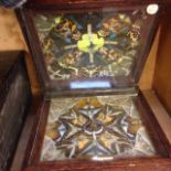 Two cased collections of butterflies (2)