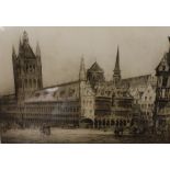 Edward Sharland (1884-1967)'Toledo''Hotel De Ville'EtchingsSigned in pencil to the margin(2)