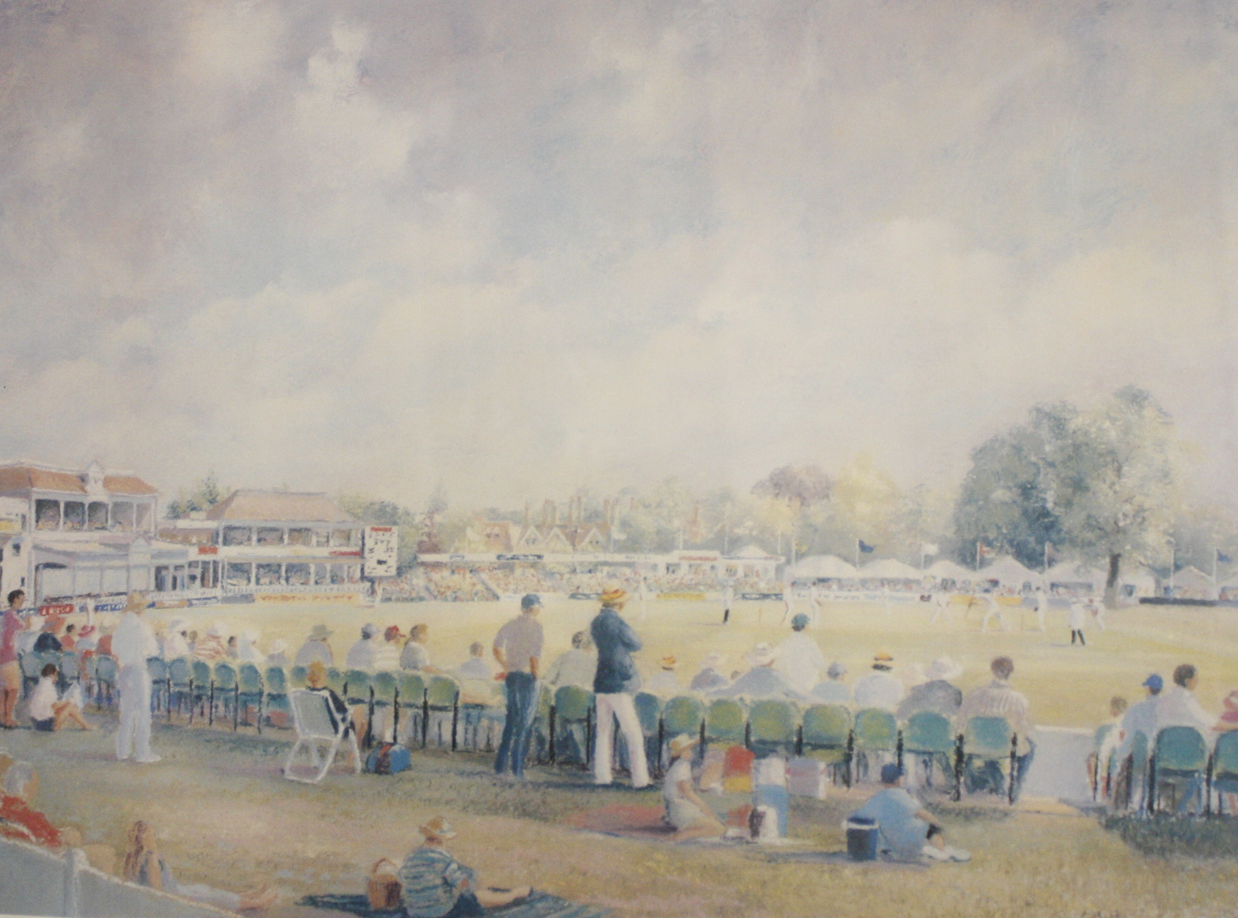 Cricket Interest:Roy Perry (1936-1993)'The St. Lawrence Ground, Canterbury'Limited edition