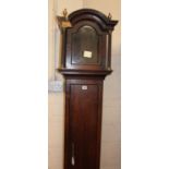 A 19th Century oak longcase clock case