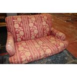 A Harrods style deep two seater