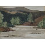 Norman Wilkinson (1878-1971)River DeeWatercolour, with traces of graphite, on wove paperSigned lower