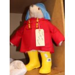 A Paddington Bear plush toy