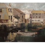 Irish School (20th Century)Harbour SceneOil on canvasIn pencil sub verso 'Waldock W.G.C'69cm x 79cm