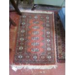 A modern Persian style runner 93 x 65cm, and another (2)