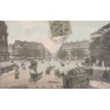 An early 20th century album of Cartes Postales of French cities and towns, Algiers and cards sent