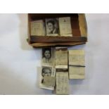 C.T. BRIDGEWATER LTD CARDS to include black and white film stars, 2nd, 4th, 6th, sets and loose