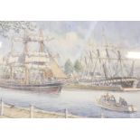 Frank Shipsides (1908-2005) (Bristol Savages)S.S. Great BritainWatercolourSigned 38cm x 54cm