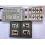 A 1919 Powerstock Windmill cigarette card album containing Player's Types of Horses and Championship