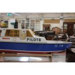 A remote controlled model a Harbour Master's Pilots Launch, No control (sold as parts)