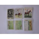 LARGE WILLS CIGARETTE CARDS part sets Famous Golfers, Lawn Tennis 1931, Golfing, British Sporting