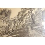 20th Century School'The Quadrangle of St Edmund Hall'Reproduction print33cm x 41cm