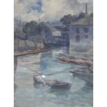 Charles Peter Neilson (20th Century)Fishing boats in harbourWatercolourSigned36cm x 29cm