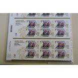 Stamps:London Olympics Gold Medal Winners complete set of 29 A4 sheets. London printers set.